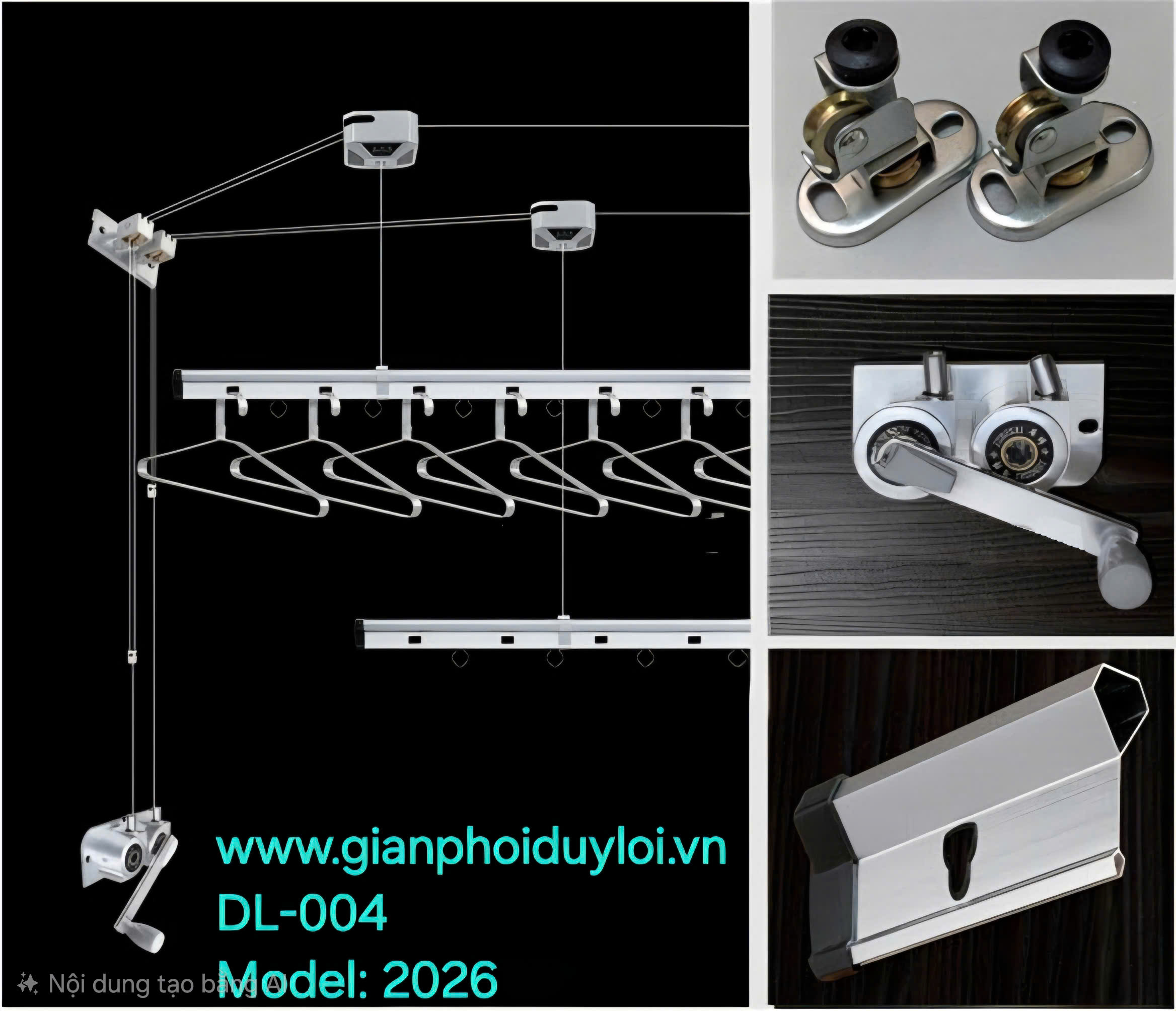 Giàn phơi đồ thông minh DL- 004